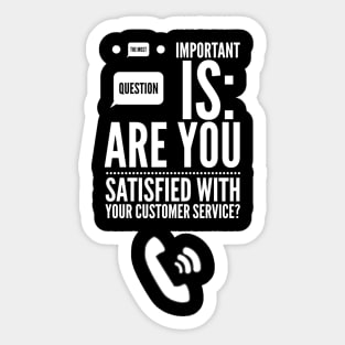 Customer Service Sticker